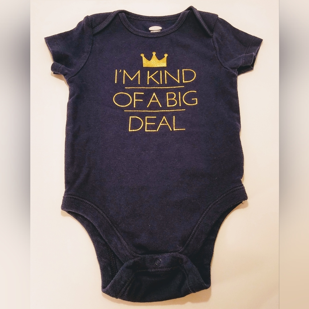 Old navy "I'm kind of a big deal" onesie